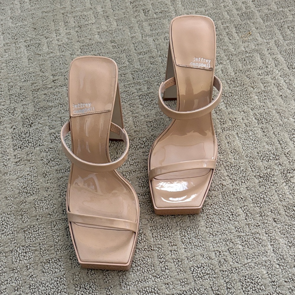 NEW Jeffrey Campbell Tan Heels